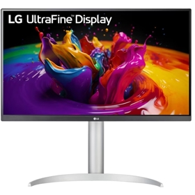 მონიტორი LG 27UP850K-W.AMA, 27", Monitor, 4K UHD, IPS, HDMI, DP, USB Type-C, Silver