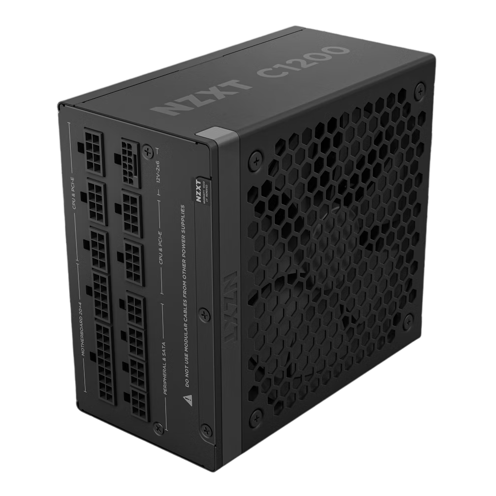Power Supply NZXT NZPA-2G2BB-EU C1200, 1200W, 80 Plus Gold, Black