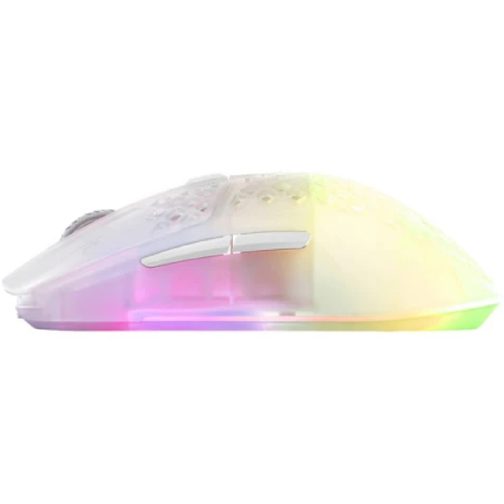 მაუსი SteelSeries 62610_SS Aerox 3, Wireless, RGB, Bluetooth, USB, Gaming Mouse, White