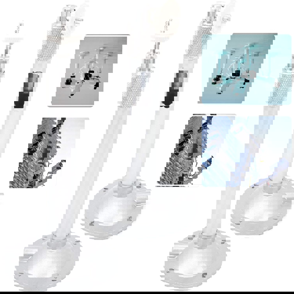 პროექტორის საკიდი Allscreen CS-302B, Ceiling Mount For Projector, 200mm, Silver