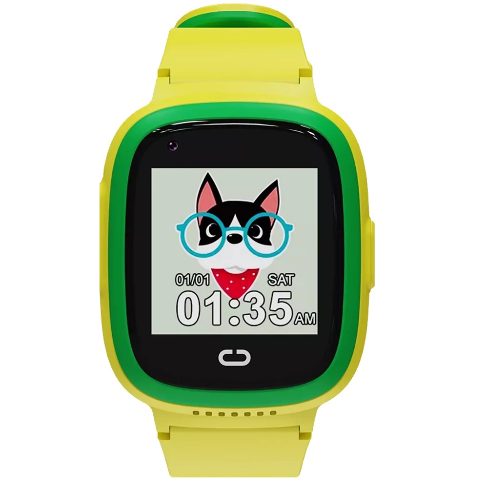 სმარტ საათი Canyon CNE-KW48YG Watch Sunny, 1.4", IP67, WiFi, Smart Watch, Green/Yellow