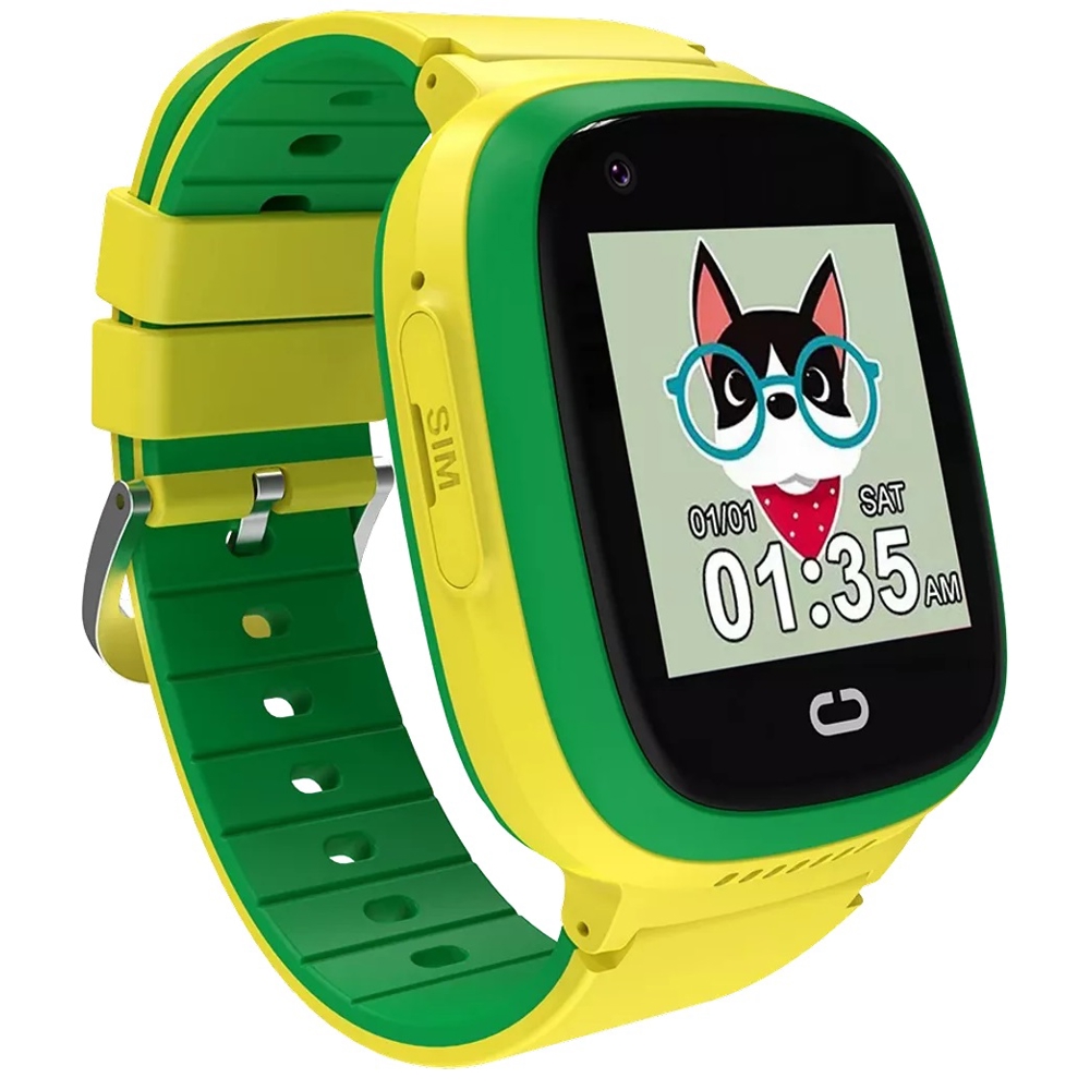 სმარტ საათი Canyon CNE-KW48YG Watch Sunny, 1.4", IP67, WiFi, Smart Watch, Green/Yellow