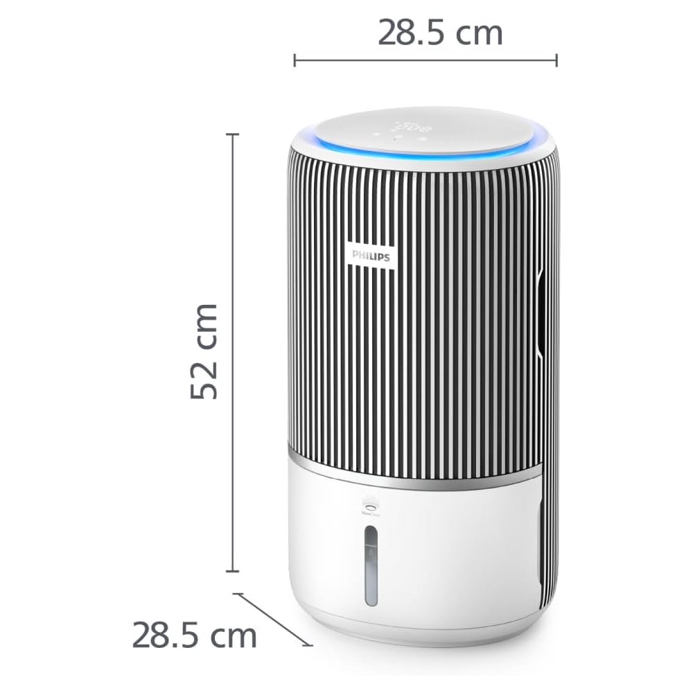 ჰაერის გამწმენდი და დამატენიანებელი Philips AC3420/10 3400, 78m², Air Purifier and Humidifier, Arctic White