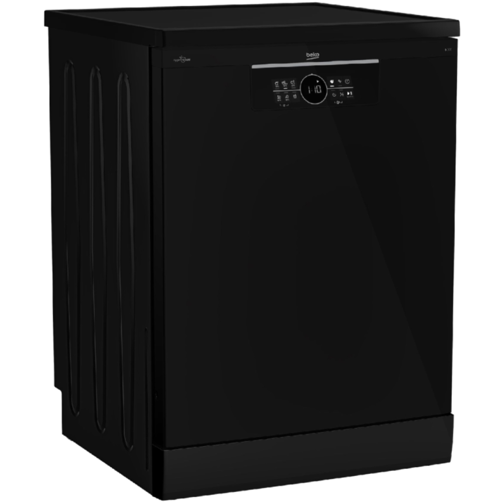 ჭურჭლის სარეცხი მანქანა Beko BDFN36730GB b300, A, 44Dba, Dishwasher, Black