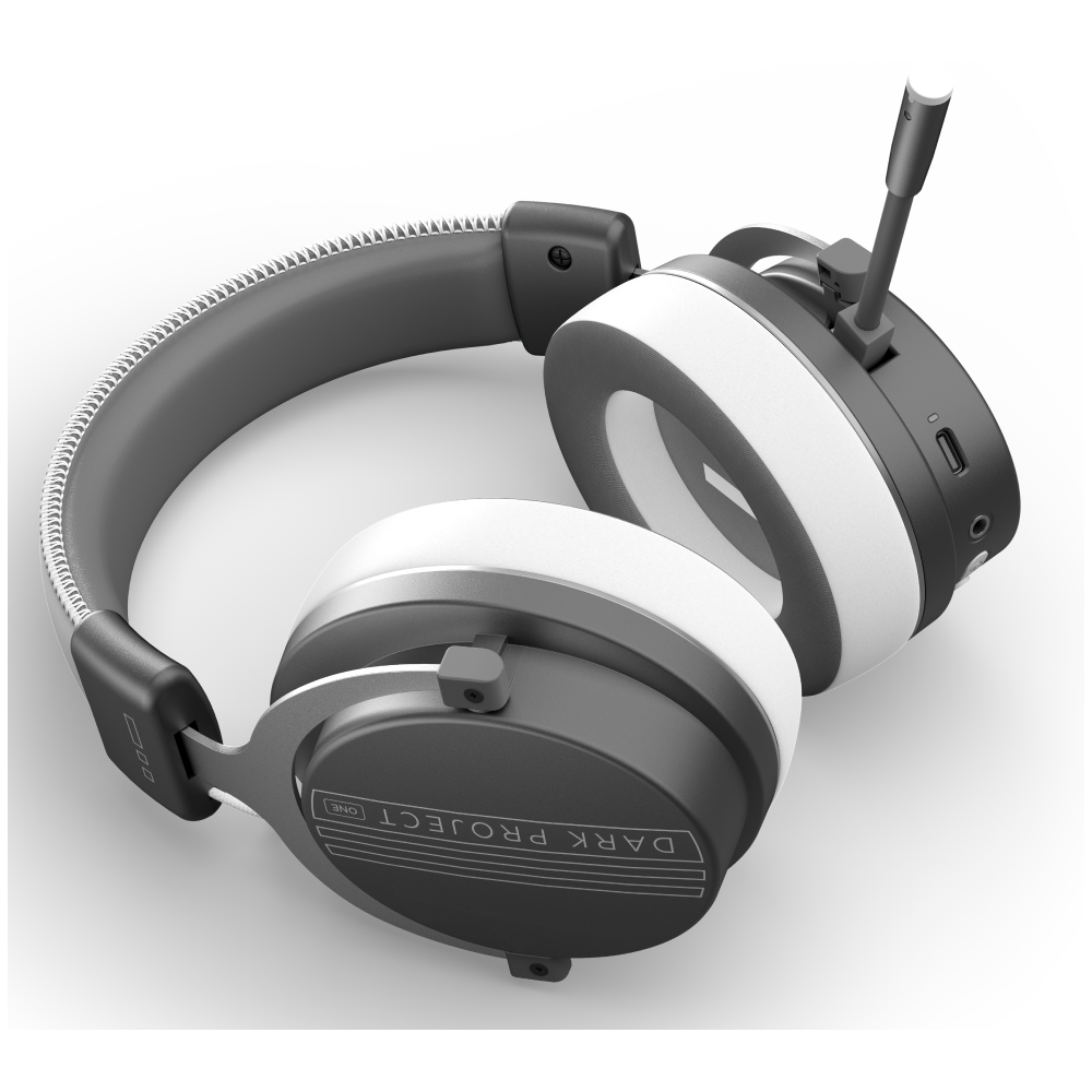 Headset Dark Project DPO_VEXO_WLESS_GREY, Wireless, Bluetooth, 2.4 Ghz, 3.5mm, Grey