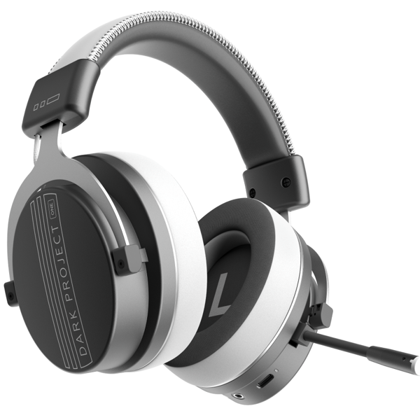 Headset Dark Project DPO_VEXO_WLESS_GREY, Wireless, Bluetooth, 2.4 Ghz, 3.5mm, Grey