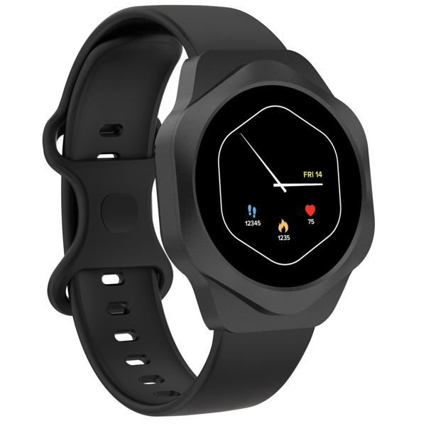 სმარტ საათი Canyon CNS-SW88BB Hexagon BT-CALL, 1.43", IP67, Bluetooth, Smart Watch, Black