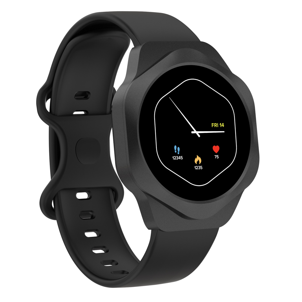 სმარტ საათი Canyon CNS-SW88BB Hexagon BT-CALL, 1.43", IP67, Bluetooth, Smart Watch, Black