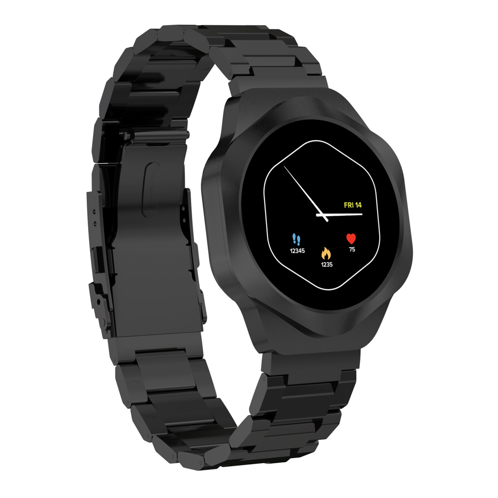 სმარტ საათი Canyon CNS-SW88BB Hexagon BT-CALL, 1.43", IP67, Bluetooth, Smart Watch, Black