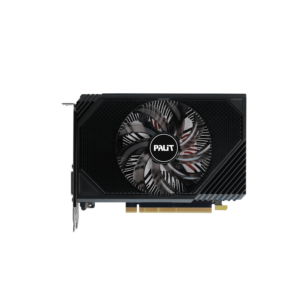 ვიდეო დაფა Palit XVNE63050018JE-1070F, GeForce RTX3050 StormX, 6GB, 96Bit, HDMI, DP, DVI, Black