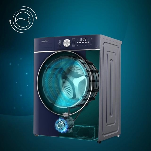 Washing Machine Cecotec 2797 Bolero DressCode 8800, 8Kg, A, Blue