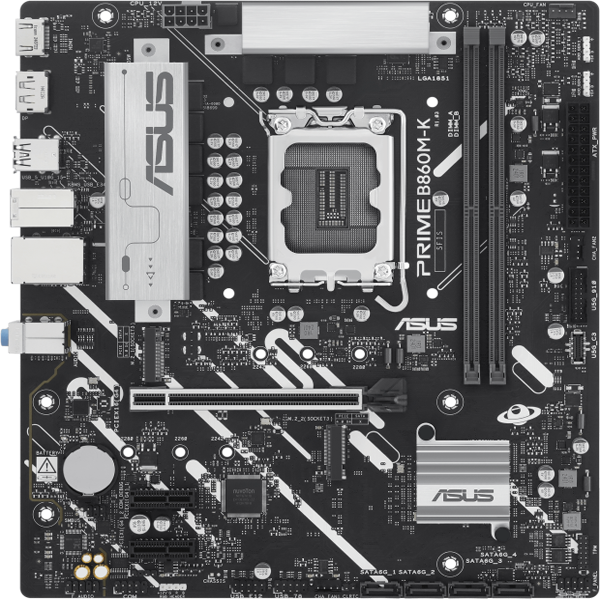 Motherbard Asus 90MB1JT0-M0EAY0 PRIME B860M-K, LGA1851, DDR5 DIMM, 128GB