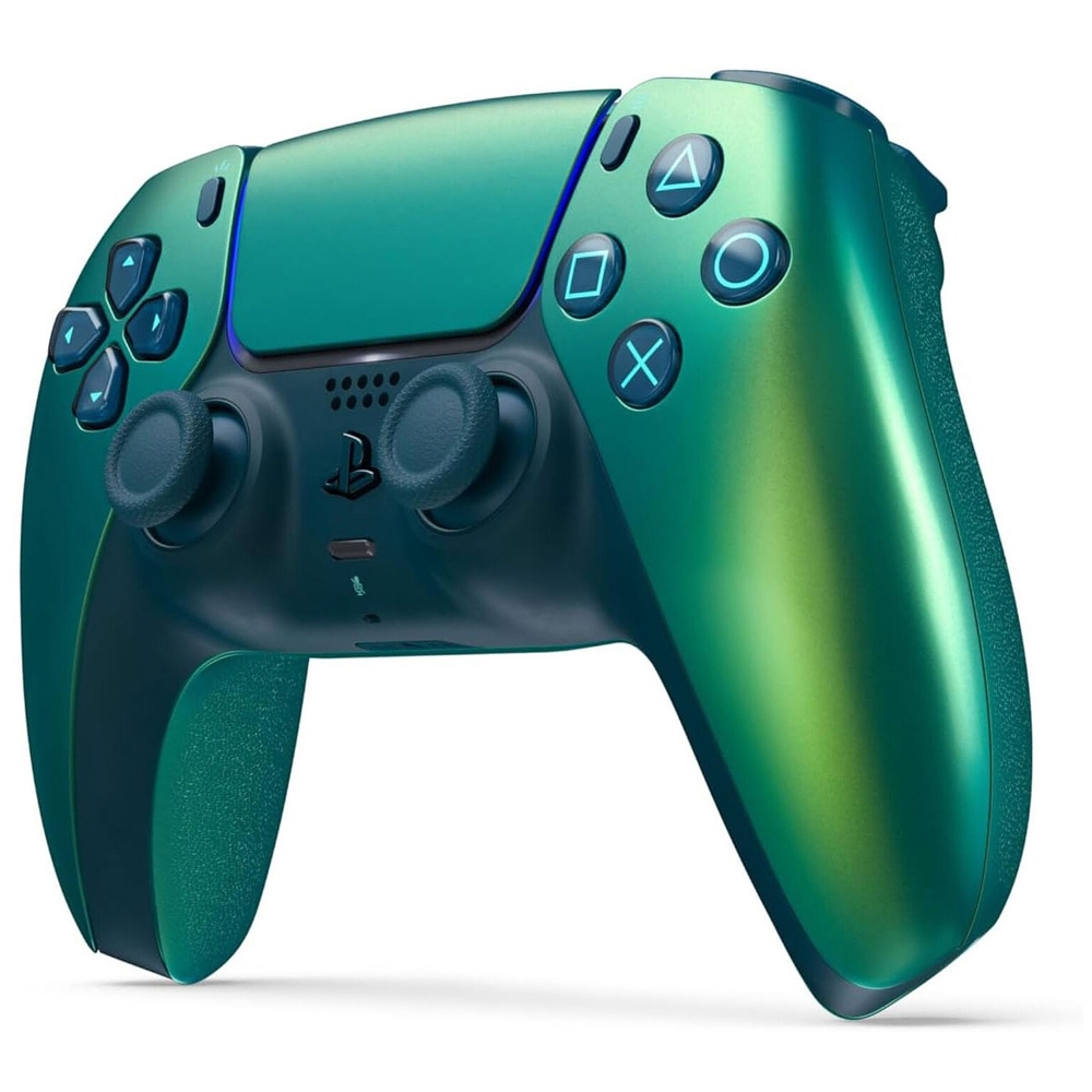 ჯოისტიკი Sony Playstation 0711719590071 DualSense PS5, Controller For PS 5, Wireless, Bluetooth, 3.5mm, USB-C, Chrome TEAL