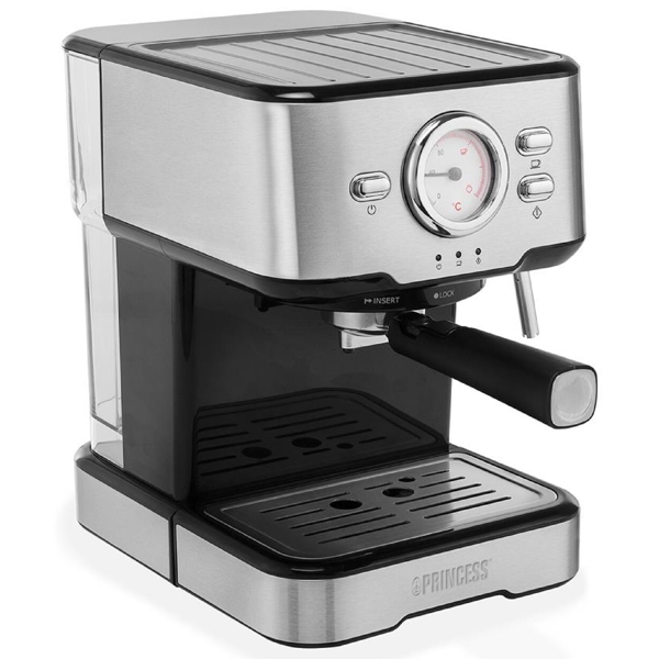 Coffee Machine Princess 249415, 1100W, 1.5L, Silver