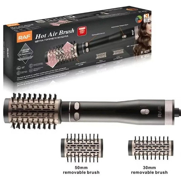 Hair Styler RAF R.421, 1000W, Black