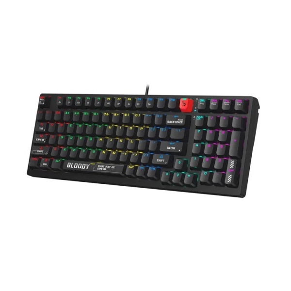 კლავიატურა A4Tech Bloody S98, Wired, USB, Mechanical Gaming Keyboard, Black