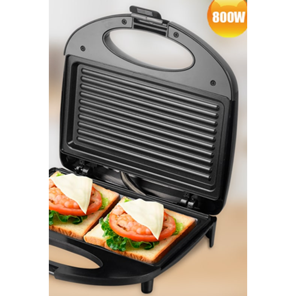 Sandwich Maker Sokany SK-138, 800W, Silver/Black
