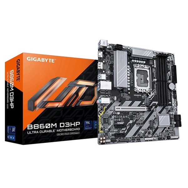 Motherbard Gigabyte B860M D3HP, LGA1851, DDR5, DIMM, 256GB