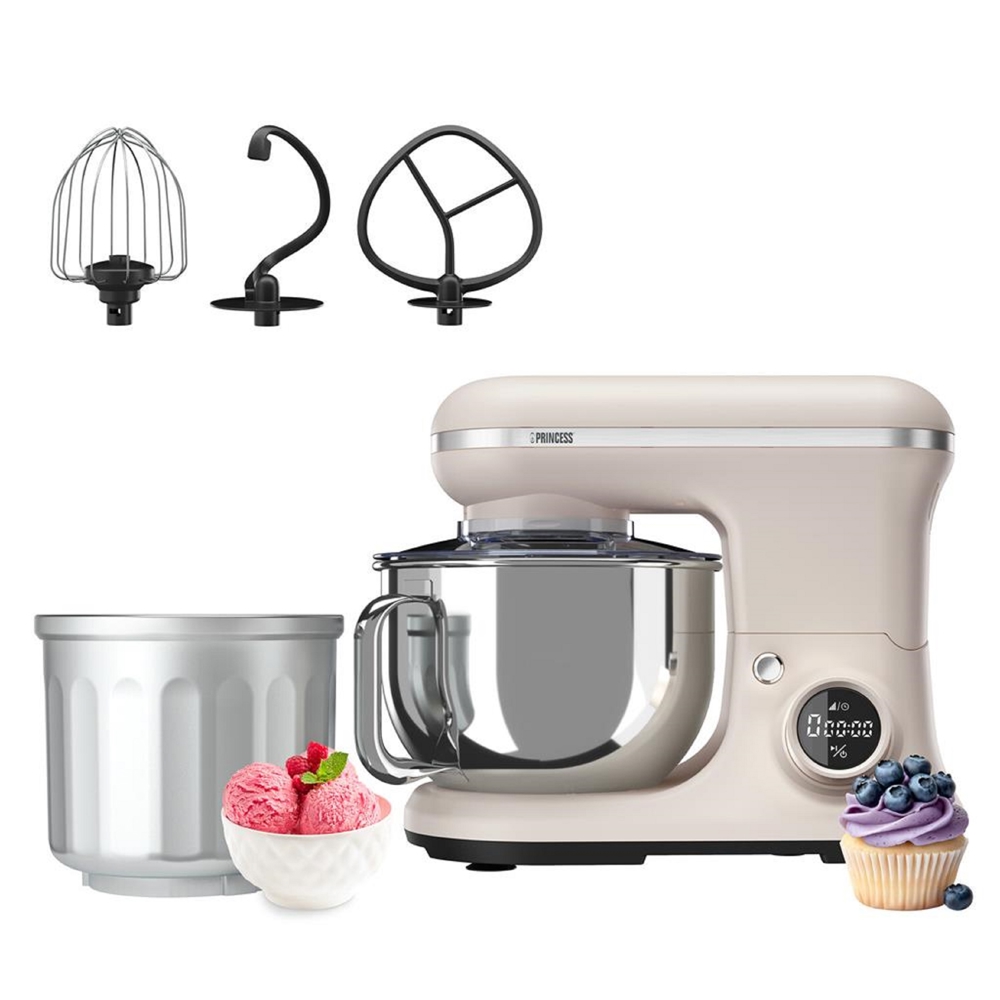 Food Processor Princess 220138, 1200W, 5L, Beige
