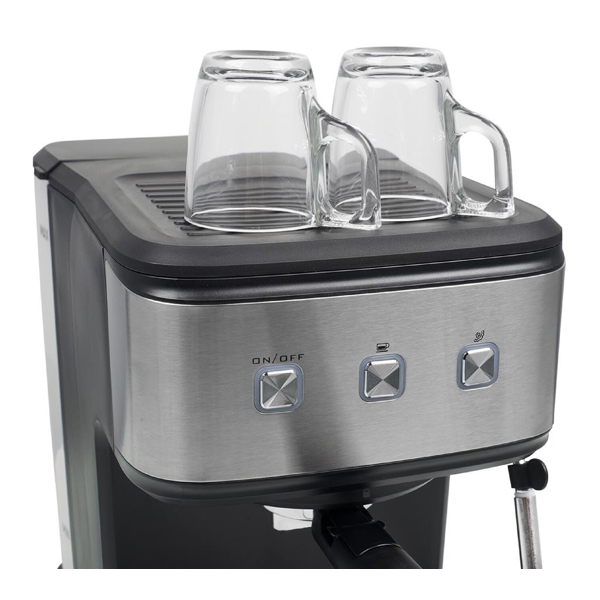 Coffee Machine Princess 249413, 850W, 1.5L, Black/Silver