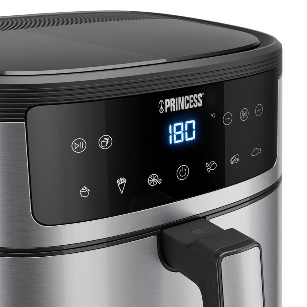 Air Fryer Princess 182463, 1500W, 6L, Black/Silver