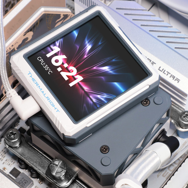 თხევადი გაგრილება Thermalright TR-FW-360-W-ULTRA-ARGB, 120mm, 2000RPM, Liquid Cooling, White