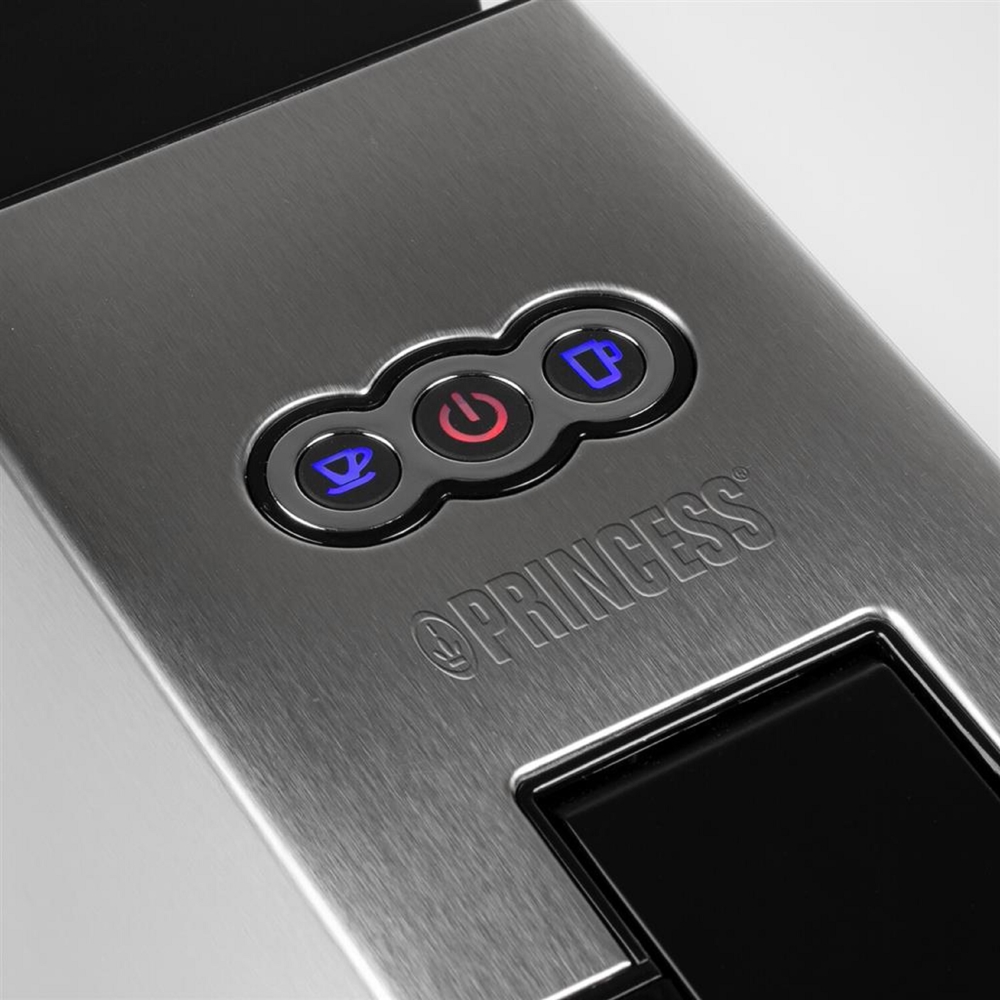 ყავის აპარატი Princess 249450, 0.8L, 1450W, Coffee Machine, Silver