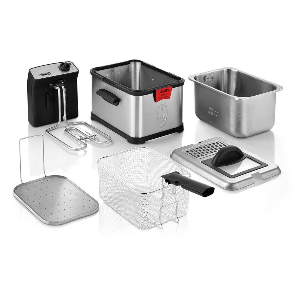 Fries Machine Princess 183001, 3200W, 3L, Silver