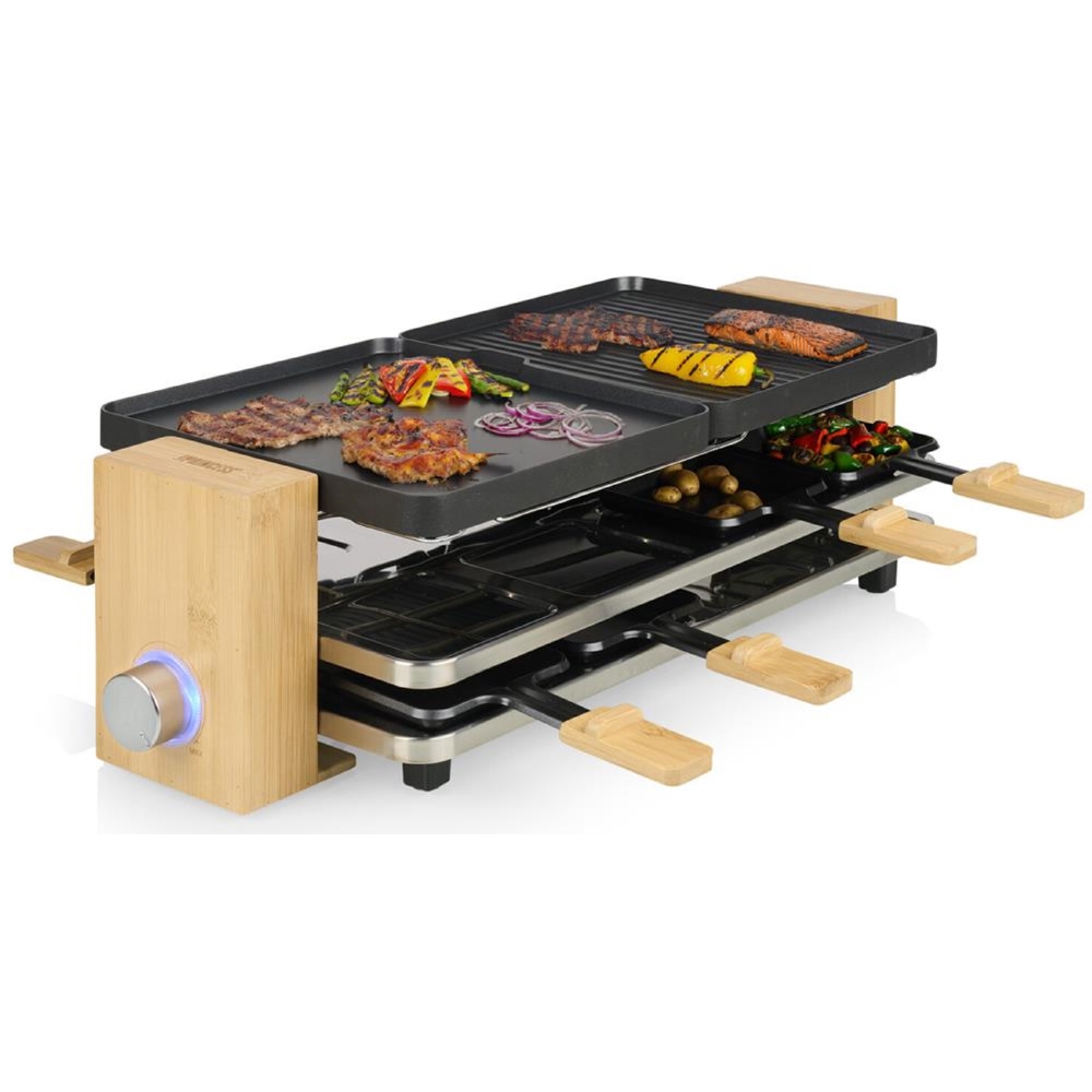 Grill Princess 162918 Raclette Pure 8, 1300W, Black