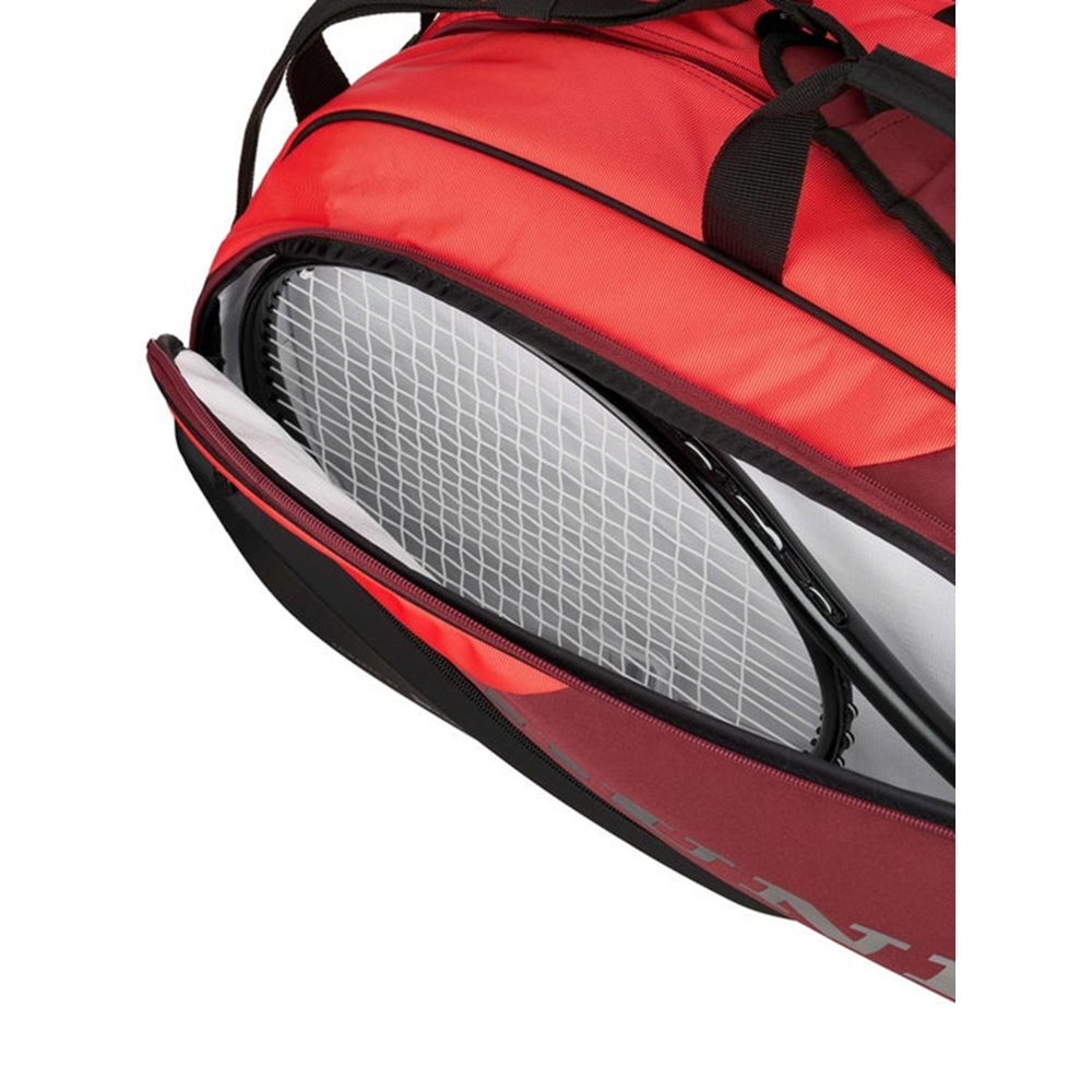 ჩოგბურთის ჩანთა Dunlop 623DN10350442 CX-Performance, Tennis Bag, Black/Red