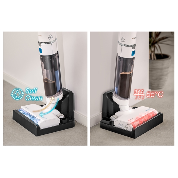 მტვერსასრუტი Sencor SVW 5010WH Aquino, 1500W, 500ML, Vacuum Cleaner, White