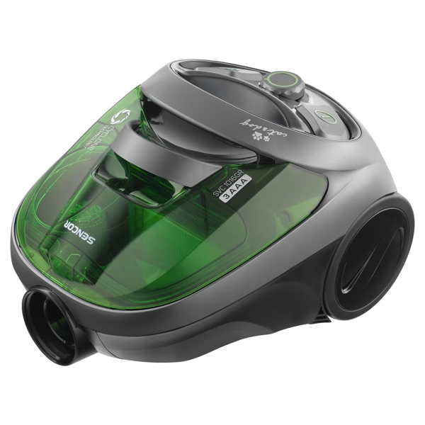 მტვერსასრუტი Sencor SVC 1016GR, 800W, 1.5L, Vacuum Cleaner, Black/Green