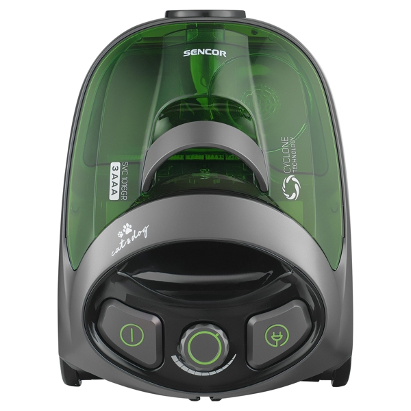 მტვერსასრუტი Sencor SVC 1016GR, 800W, 1.5L, Vacuum Cleaner, Black/Green