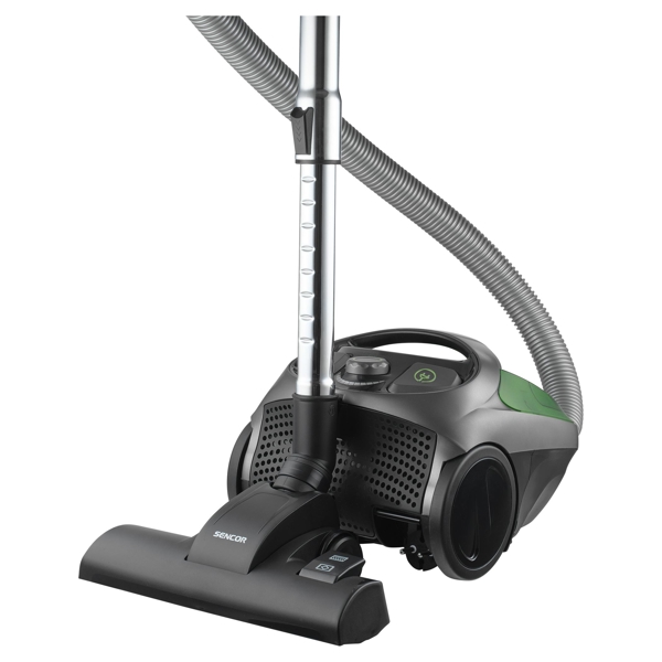 მტვერსასრუტი Sencor SVC 1016GR, 800W, 1.5L, Vacuum Cleaner, Black/Green