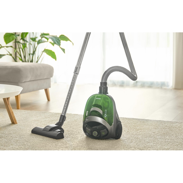 მტვერსასრუტი Sencor SVC 1016GR, 800W, 1.5L, Vacuum Cleaner, Black/Green
