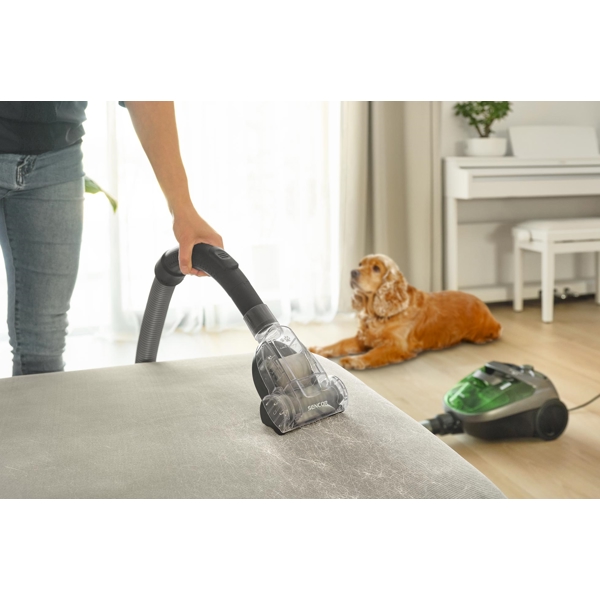 მტვერსასრუტი Sencor SVC 1016GR, 800W, 1.5L, Vacuum Cleaner, Black/Green