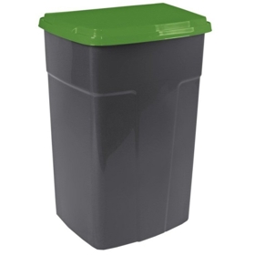Aleana 122062, 90L, Trash Can, Black