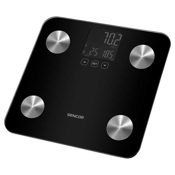 იატაკის სასწორი Sencor SBS 6026BK, Scale For The Floor