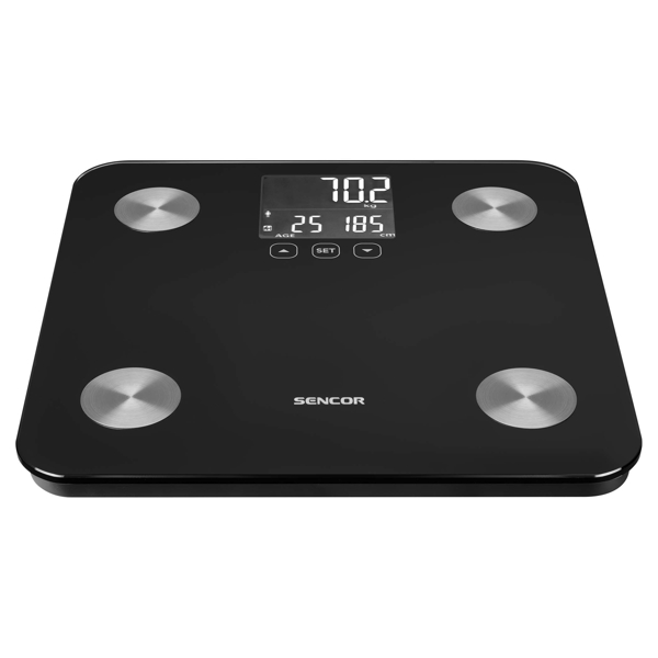 იატაკის სასწორი Sencor SBS 6026BK, Scale For The Floor