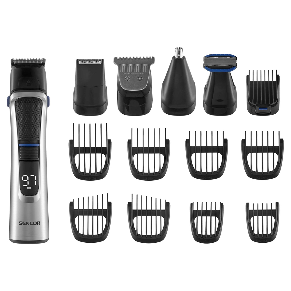 წვერსაპარსი Sencor SHP 8500BK, Electric Shaver, Black/Silver