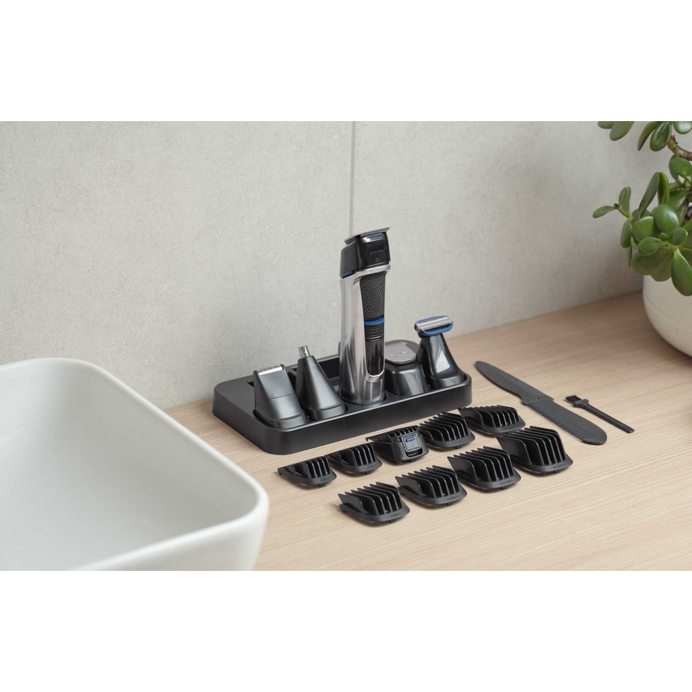 წვერსაპარსი Sencor SHP 8500BK, Electric Shaver, Black/Silver