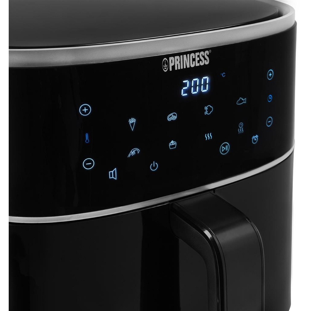 აეროგრილი Princess 182244, 1500W, 6L, Air Fryer, Black