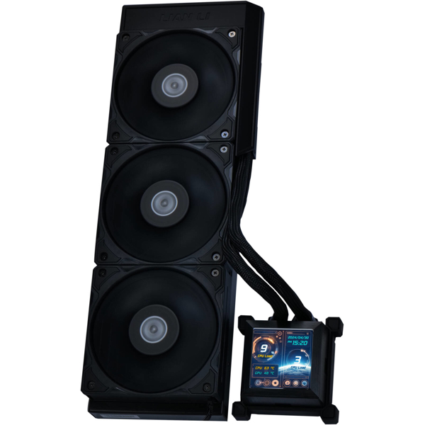 Liquid Cooling Lian Li G89.GHSLCD36SB.00 Hydroshift LCD AIO, 120mm, 3200RPM, Black