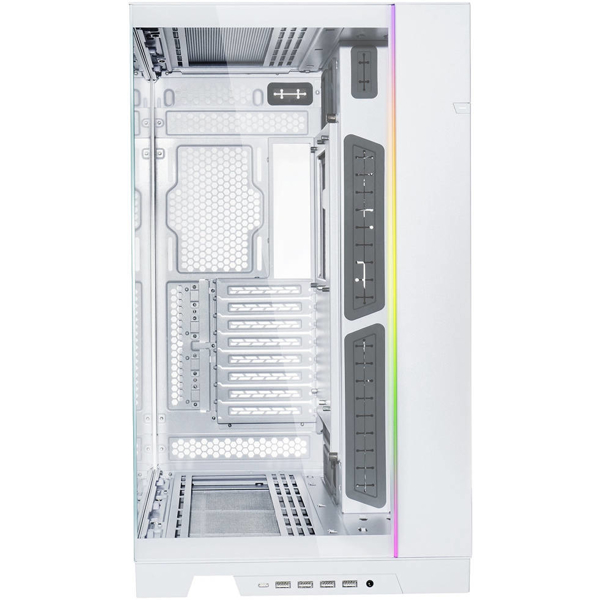 Computer Case LIAN LI G99.O11DEXL-W.00 O11 DYNAMIC EVO XL, FULLT, E-ATX, ATX, Micro-ATX, Mini-ITX, 1xUSB Type-C, 4xUSB 3.0, 1 x USB 2.0, White