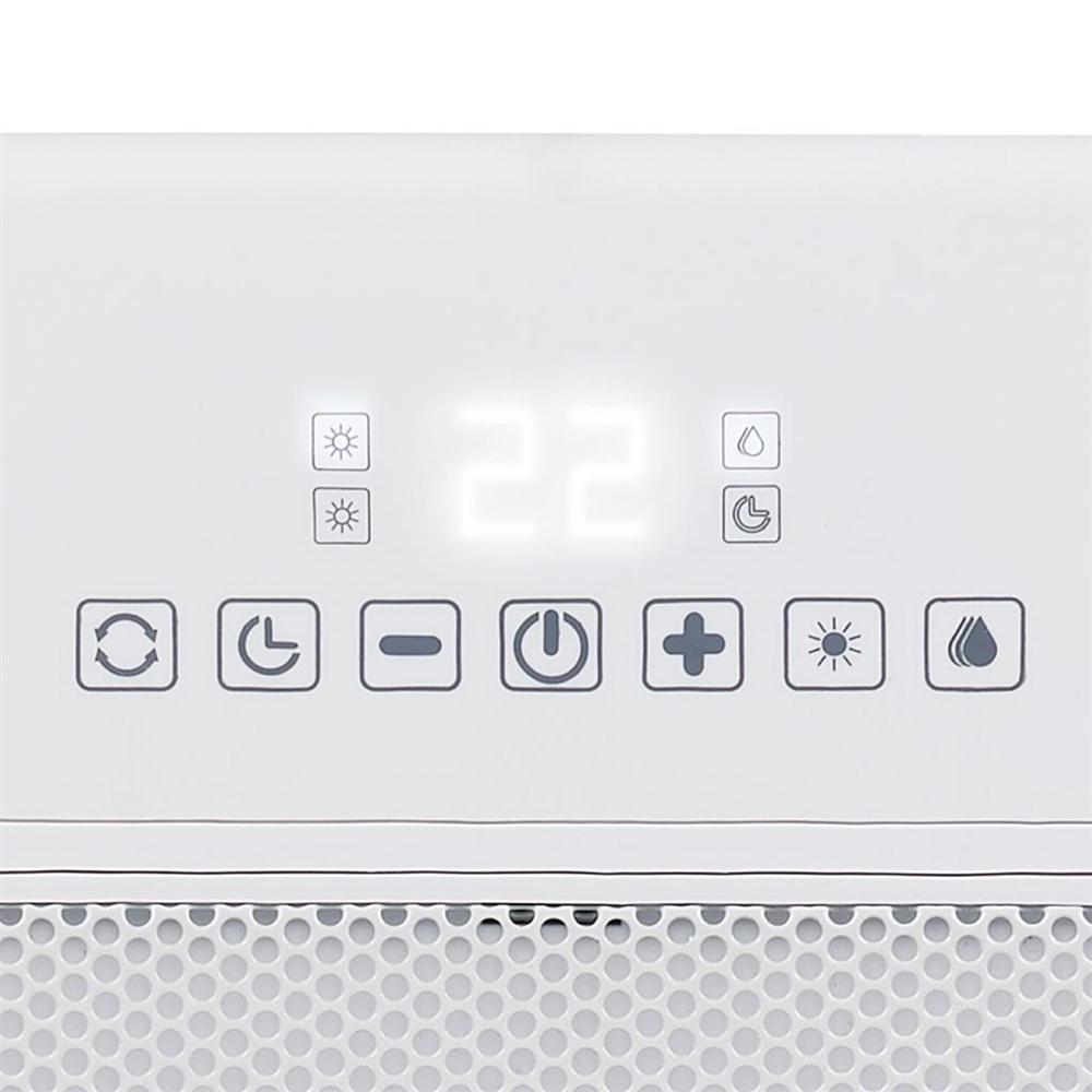 ელექტრო გამათბობელი და ჰაერის დამატენიანებელი Tristar KA-5266, 1800W, 20m², Electric Heater and Humidifier, White