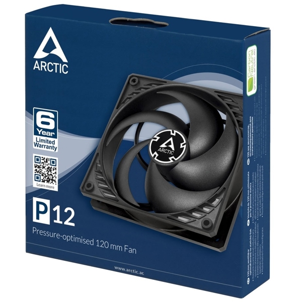 Cooler Arctic ACFAN00118A P12, 120mm, 1800RPM, Black