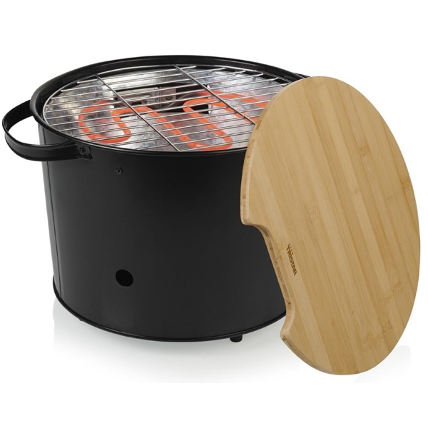Hybrid Bucket Barbecue Princess 112240, 1400W, Black