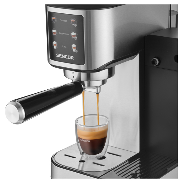 Coffee Machine Sencor SES 4910SS, 1350W, 1L, Silver