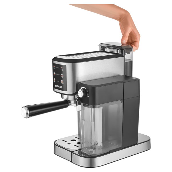 Coffee Machine Sencor SES 4910SS, 1350W, 1L, Silver