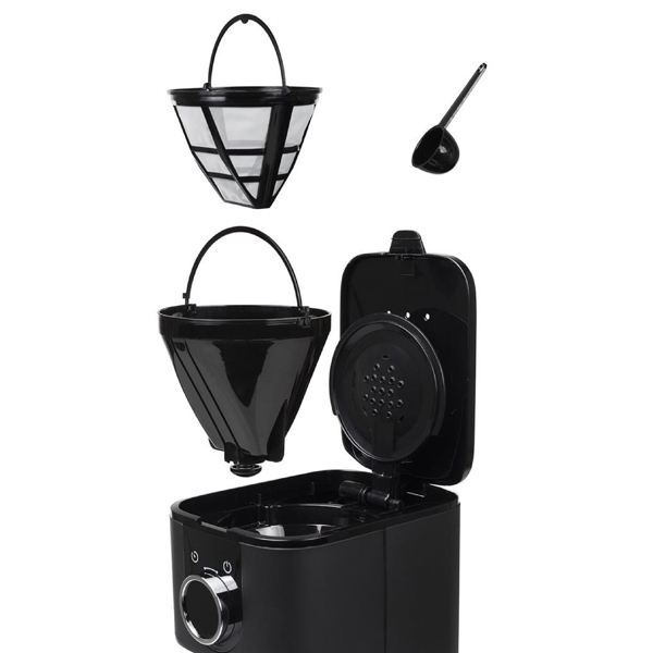 Coffee Machine Princess 246060, 1.5L, 900W, Black